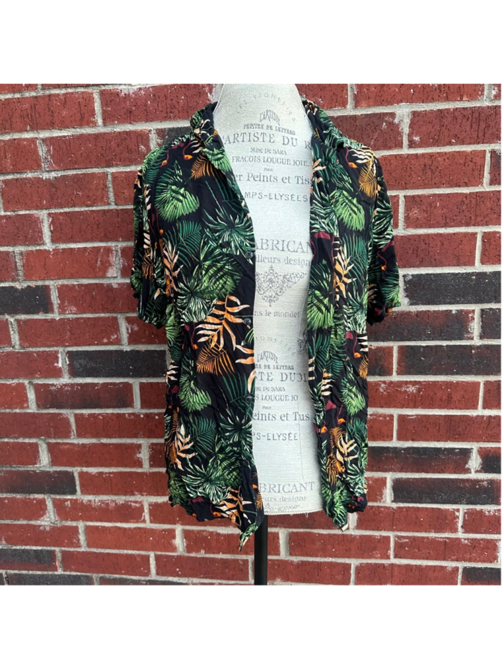 Denim & Flower Top    PM7